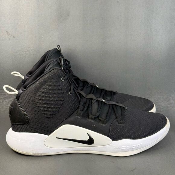 Nike Hyperdunk X Black White athletic sneaker shoes men’s size 16 - Picture 1 of 8